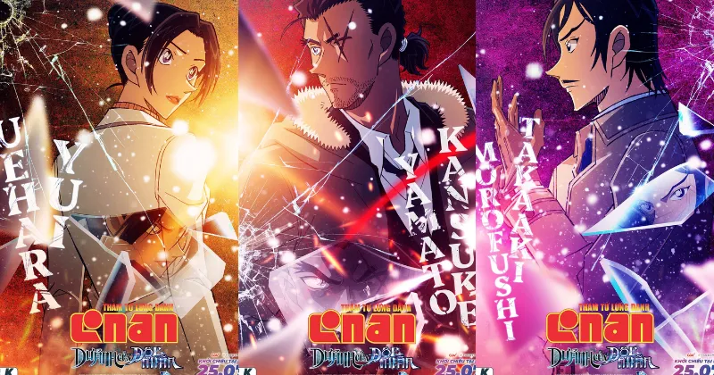 Bộ 3 cảnh s&aacute;t Nagano chiếm spotlight trong Conan Movie 28: Dư Ảnh Của Độc Nh&atilde;n