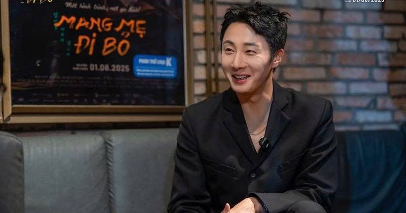 Nam diễn viên Jung Il Woo cũng trực tiếp đến Việt Nam quảng bá phim Mang Mẹ Đi Bỏ