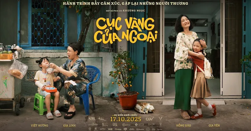 Cục Vàng Của Ngoại hé lộ qua teaser poster là 2 người bà trong phim do Việt Hương và Hồng Đào đảm nhận