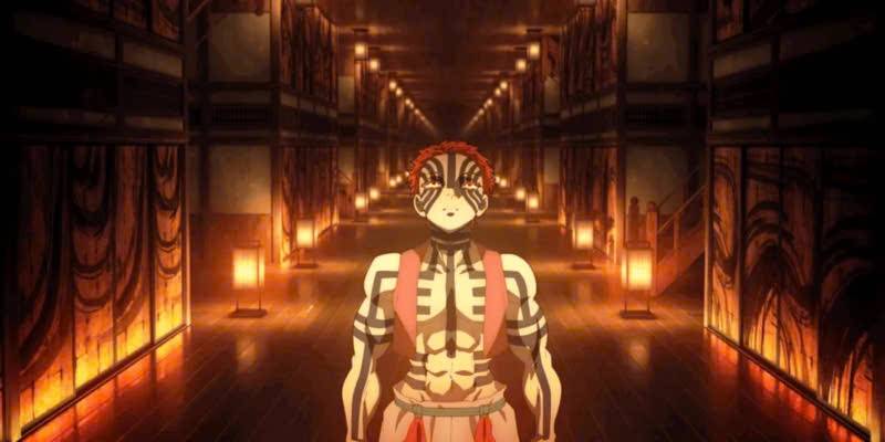 Akaza là nhân vật được xây dựng có background rõ ràng