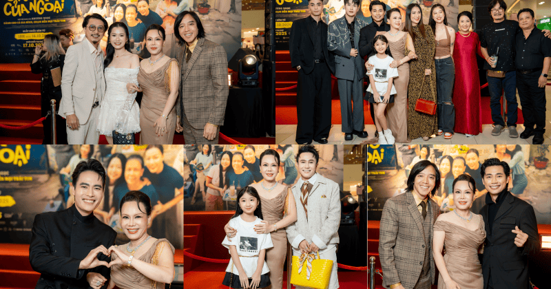 Đông đảo sao Việt đến chúc mừng ê kíp Cục Vàng Của Ngoại