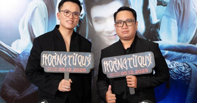 Bộ đôi nhà sản xuất Hoàng Quân - đạo diễn Trần Hữu Tấn của phim điện ảnh Hoàng Tử Quỷ