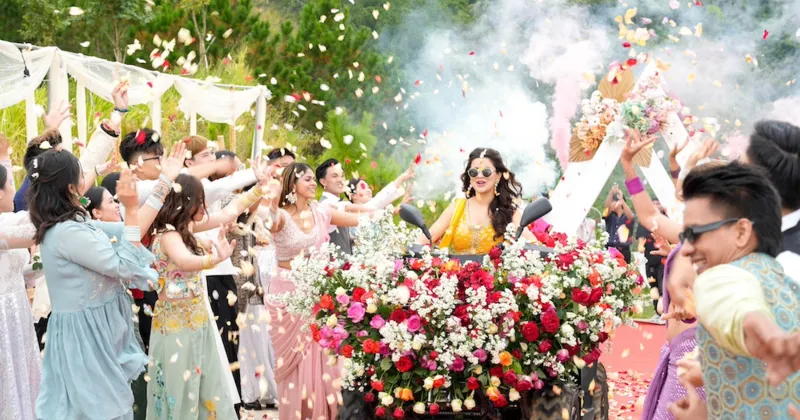 Đại cảnh lễ cưới Ấn Độ gây sốt trong phim Vạn Dặm Yêu Em (Love In Vietnam)