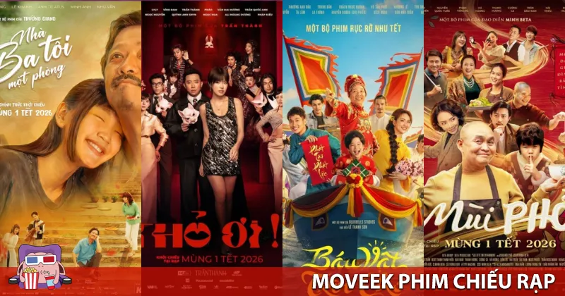 4 phim Việt cùng ra rạp vào mùng 1