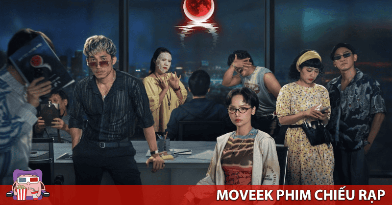 Poster Đại Tiệc Trăng M&aacute;u 8 mang m&agrave;u sắc kh&aacute; tương đồng với Tiệc Trăng M&aacute;u