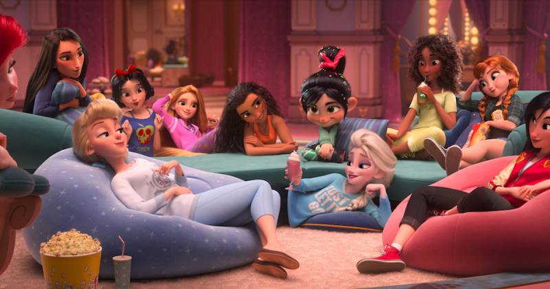 Dàn công chúa trứ danh của Disney trong Ralph Breaks the Internet. (Entertainment Weekly)