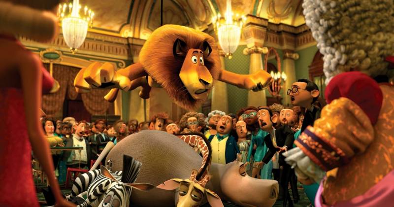 Madagascar 3 vẫn chinh phục rất nhiều khán giả sau gần một tháng chiếu rạp. Ảnh: DreamWorks.