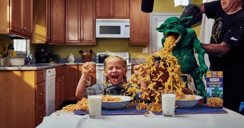 Đoạn quảng cáo phô mai Cheddar Goblin có thật ngoài đời. (IMDb)