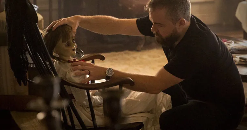 Đạo diễn David F. Sandberg tr&ecirc;n trường quay.
