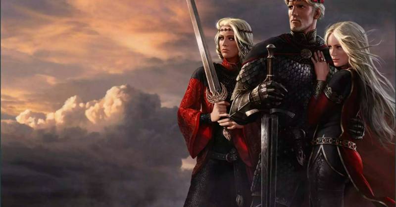 Ba anh chị em nhà Targaryen – Visenya, Aegon và Rhaenys.