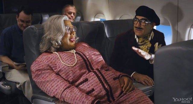 Tyler Perry giả gái trong phim Madea's Witness Protection. Ảnh: Sony.
