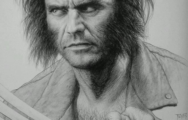 Bức họa nhân vật Wolverine do Mel Gibson thủ vai mới được tung ra trên Internet trong thời gian gần đây.