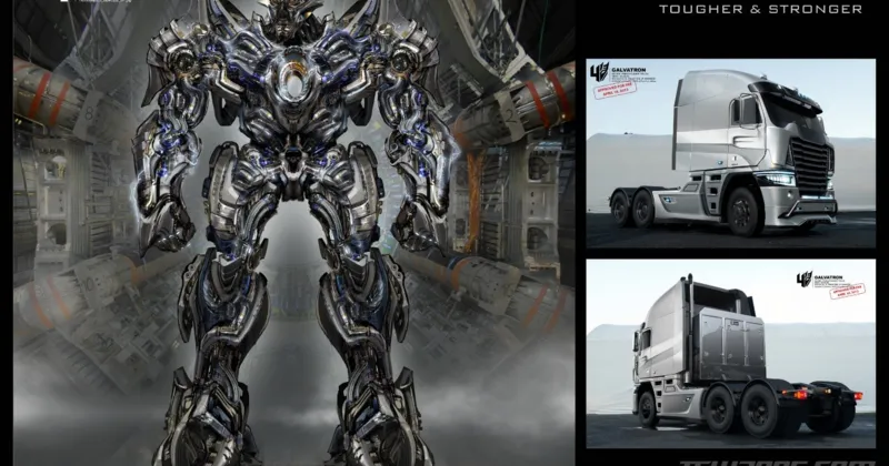 Megatron trong phần 4 với c&aacute;i t&ecirc;n do con người đặt Galvatron.