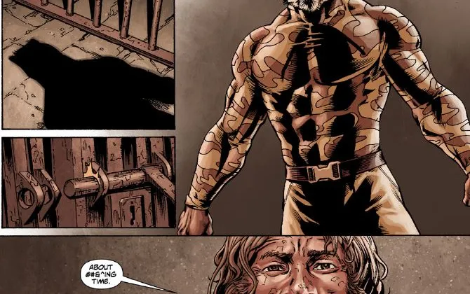 Bronze Tiger đi tìm và giải cứu Rick Flag.