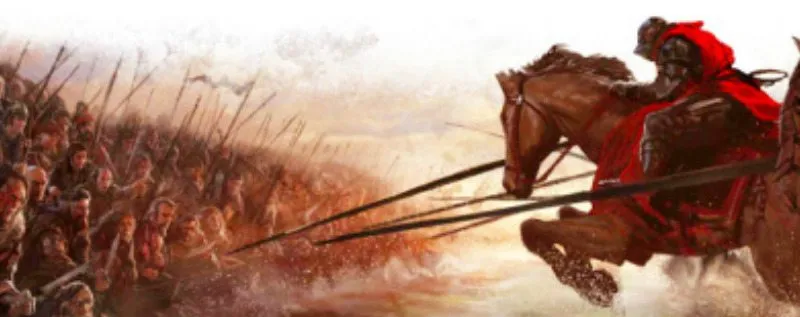 Vua Maegor trong trận đánh cầu đá.