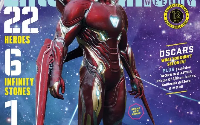 Tony Stark với bộ giáp được nâng cấp thêm phụ kiện