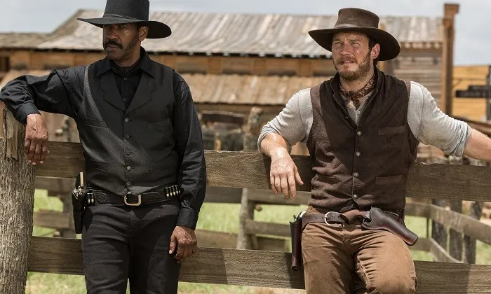 Sam Chisolm (Denzel Washington) và Josh Farraday (Chris Patt) là hai nhân vật trung tâm của Magnificient Seven