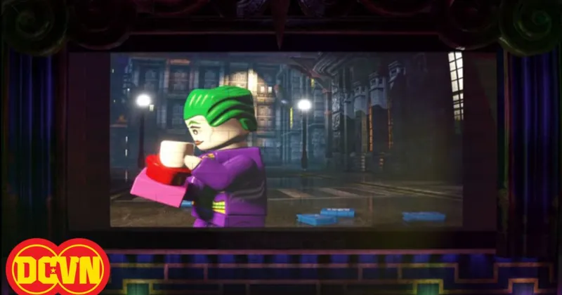 Một cảnh phim Lego m&ocirc; phỏng cảnh trong phim The Dark Knight