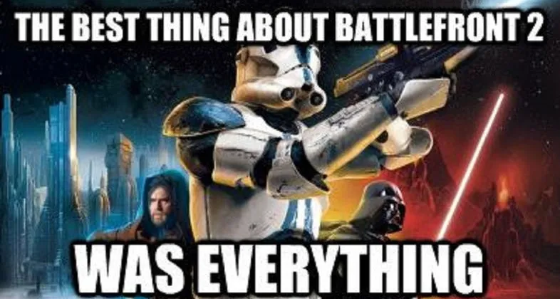 Tạm dịch: Điều tuyệt nhất ở Battlefront là... MỌI THỨ