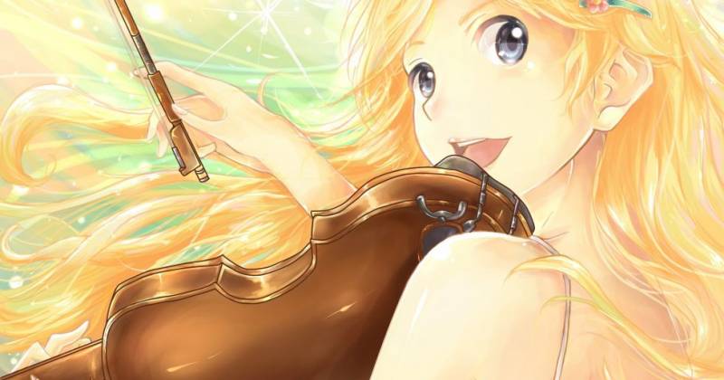 Nhân vật nữ tóc vàng và mắt xanh trong anime có mối quan hệ với nhân vật nào khác trong câu chuyện?
