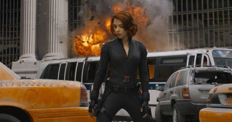 Tạo hình nhân vật Black Widow của Scarlett trong siêu bom tấn "The Avengers". Ảnh: Marvel.