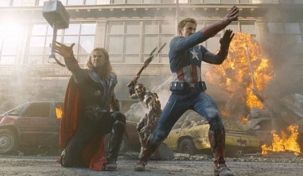 Một cảnh quay của Thor trong siêu bom tấn "The Avengers". Ảnh: Marvel.