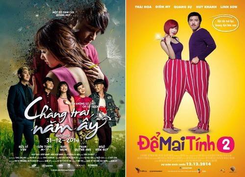 Chàng Trai Năm Ấy và Để Mai Tính 2 là hai bộ phim bội thu tại các rạp chiếu Việt trong kỳ nghỉ lễ Tết Dương lịch.
