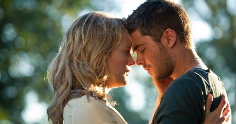 Taylor Schilling và Zac Efron trong phim tình cảm "The Lucky One". Ảnh: Warner Bros.