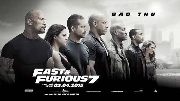 Banner phim Fast and Furious 7