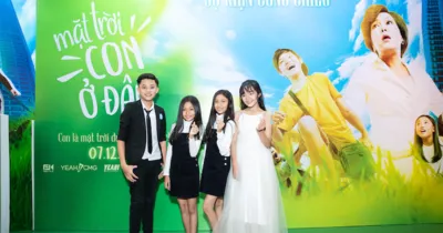 Dàn nghệ sĩ Việt đến chúc mừng buổi họp báo thành công của Mặt Trời, Con Ở Đâu