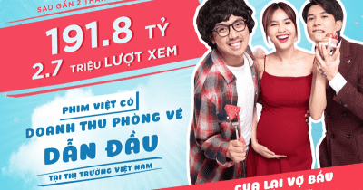 Cua Lại Vợ Bầu xưng vương doanh thu phòng vé Việt Nam, lên kế hoạch công chiếu ở nước ngoài