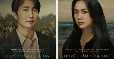 Quyết Tâm Chia Tay (2022) - Giới thiệu hai nhân vật chính thông qua poster đẹp như tranh nghệ thuật