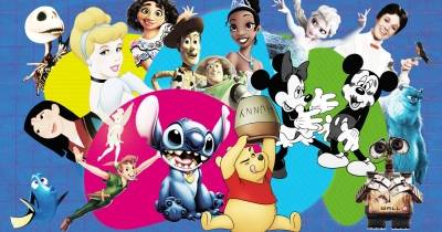 10 Nhân vật hoạt hình Disney được yêu thích nhất