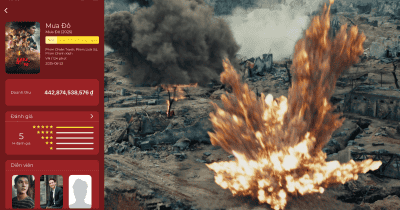 Mưa Đỏ vượt mốc 400 tỷ đồng, lọt top 4 phim Việt có doanh thu cao nhất mọi thời đại