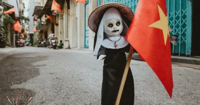 Ác Quỷ Ma Sơ Valak vừa có chuyến vi hành thủ đô Hà Nội cuối tuần qua