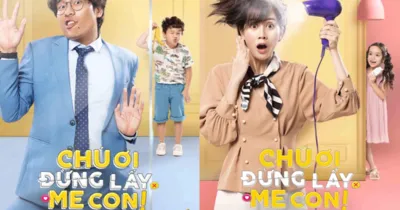 Chú Ơi Đừng Lấy Mẹ Con tung bộ poster nhân vật cực ngọt ngào và hài hước