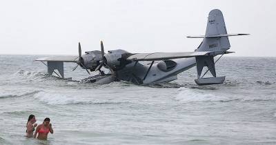 Máy bay rớt khi quay phim Men Of Courage