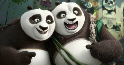 Gấu Po hội ngộ gia đình đầy cảm xúc