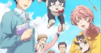 Dokyonin wa Hiza, Tokidoki Atama no Ue – Anime về mèo tung poster cực đáng yêu
