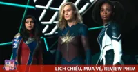 Biệt Đội Marvel - Lịch chiếu, Mua vé và Review phim