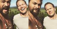 Aquaman - Patrick Wilson tươi cười chụp hình với “kẻ thù” Jason Momoa
