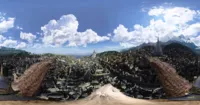 Cưỡi gryphon khám phá thành phố Stormwind trong Warcraft