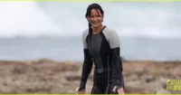 The Hunger Games: Catching Fire tung ảnh hậu trường mới