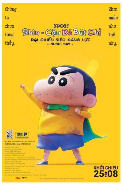 Đánh giá Shin Cậu Bé Bút Chì Movie 31 Đại Chiến Siêu Năng Lực Sushi