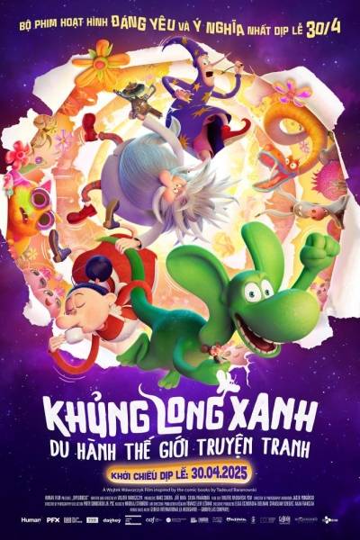 Khủng Long Xanh Du Hành Thế Giới Truyện Tranh